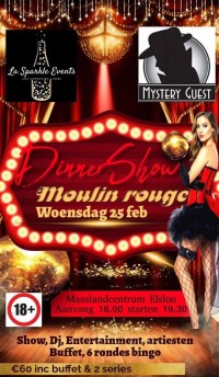 Dinner Show ‘Moulin Rouge’ | organisatie: La Sparkle Events