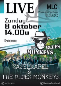 Sajelkapel en de Blue Monkeys gezamenlijk concert