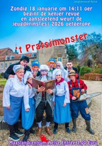 Kinjerrevue en prins uitroeping door Jeugdcarnaval 