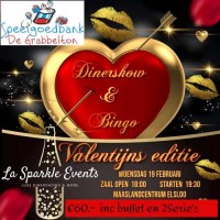 Dinershow & Bingo | La Sparkle Events | Valentijns editie