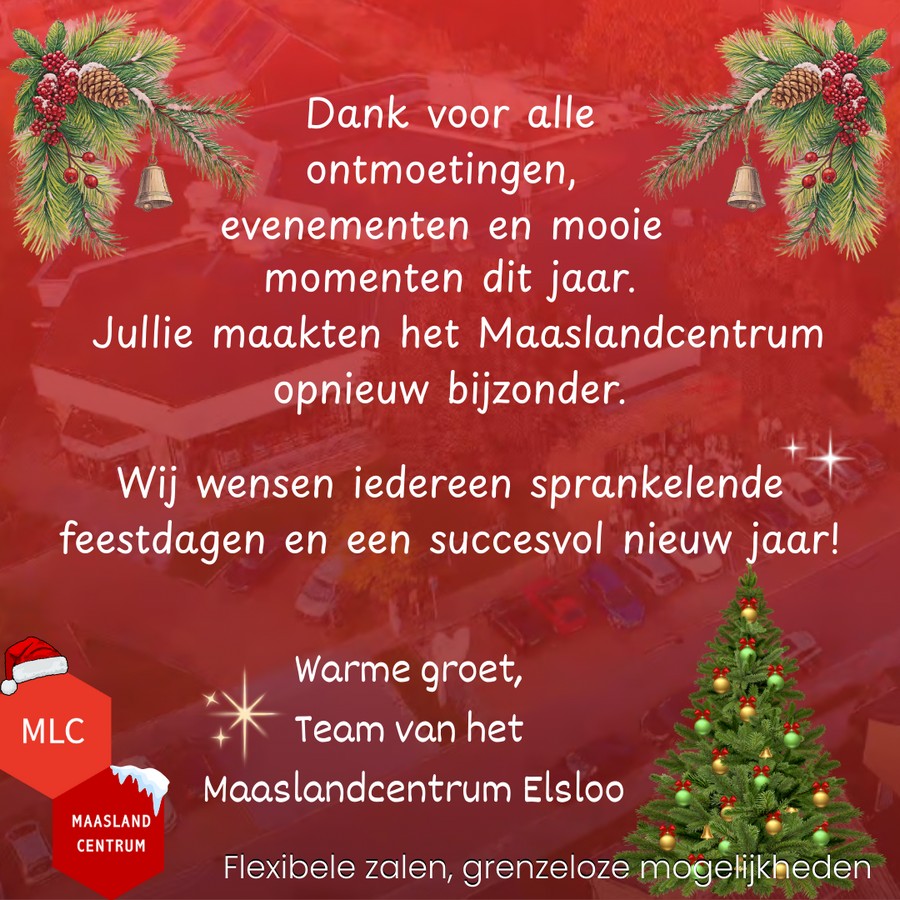 Fijne kerst en een gezond en gelukkig nieuw jaar